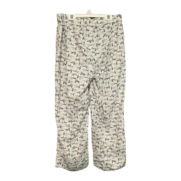 Draper James x Lands End Bird Print Lounge Pants Size S (6-8) - Picture 2 of 5